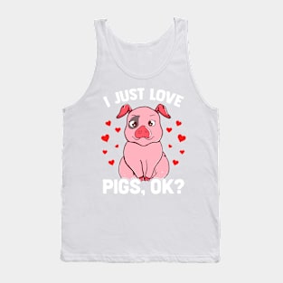 i just love pig, ok Tank Top